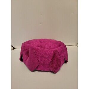 Vintage Pink Fur Hat